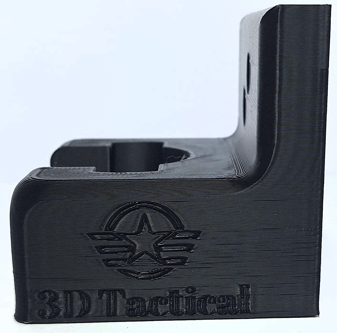 3D Tactical AR Buffer Wall Hanger for AR-15 and AR-10 rifles black durable storage mount